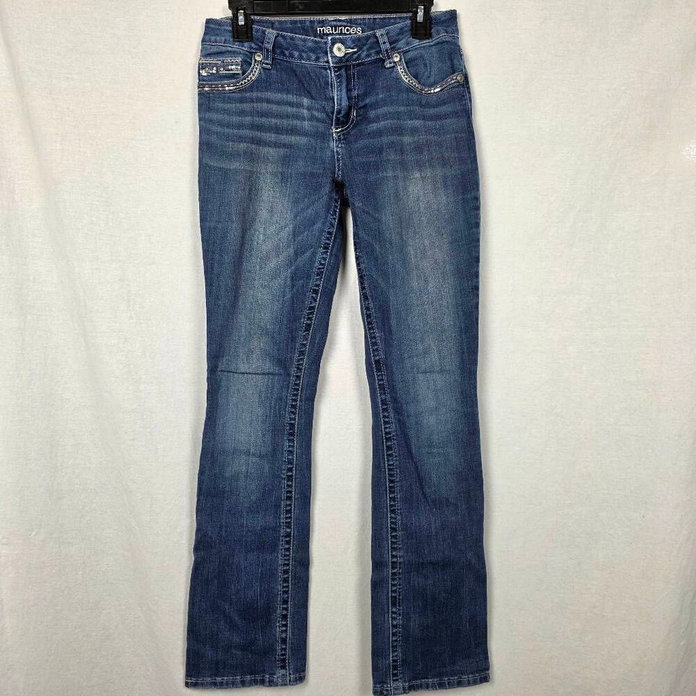 Maurices Bootcut Jeans 3/4 REG Sequin Pockets